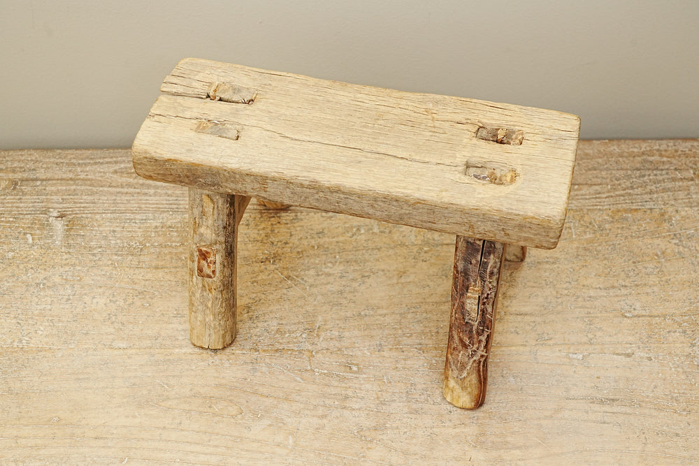 Rose Vintage Wooden Stool