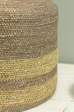 Large Vase Basket - Coffee/Sand