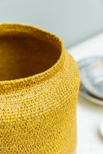 Medium Vase Basket - Curry