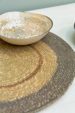Seagrass Placemat - Coffee/Sand