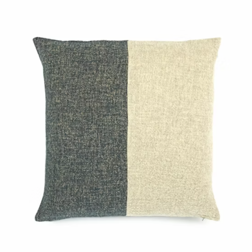 Jess Cushion - Medium Square - Natural/smoke