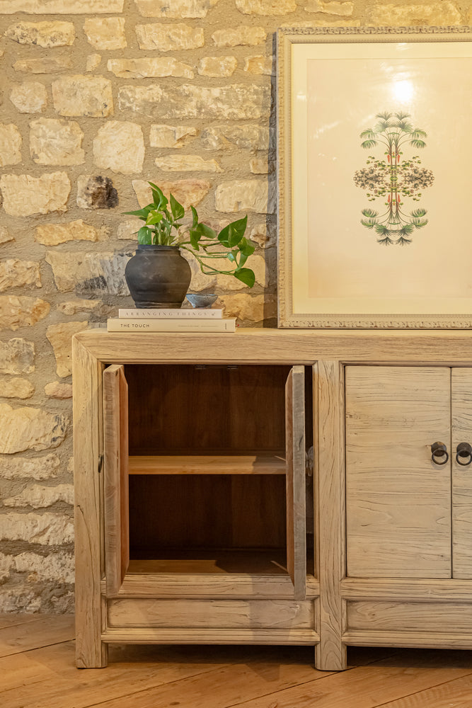Rufus Elm 4 Door Sideboard