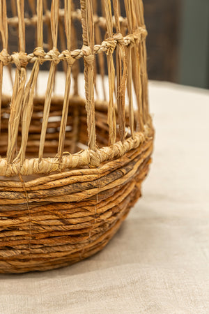 Sisal Banana Tree Bark Basket - Medium