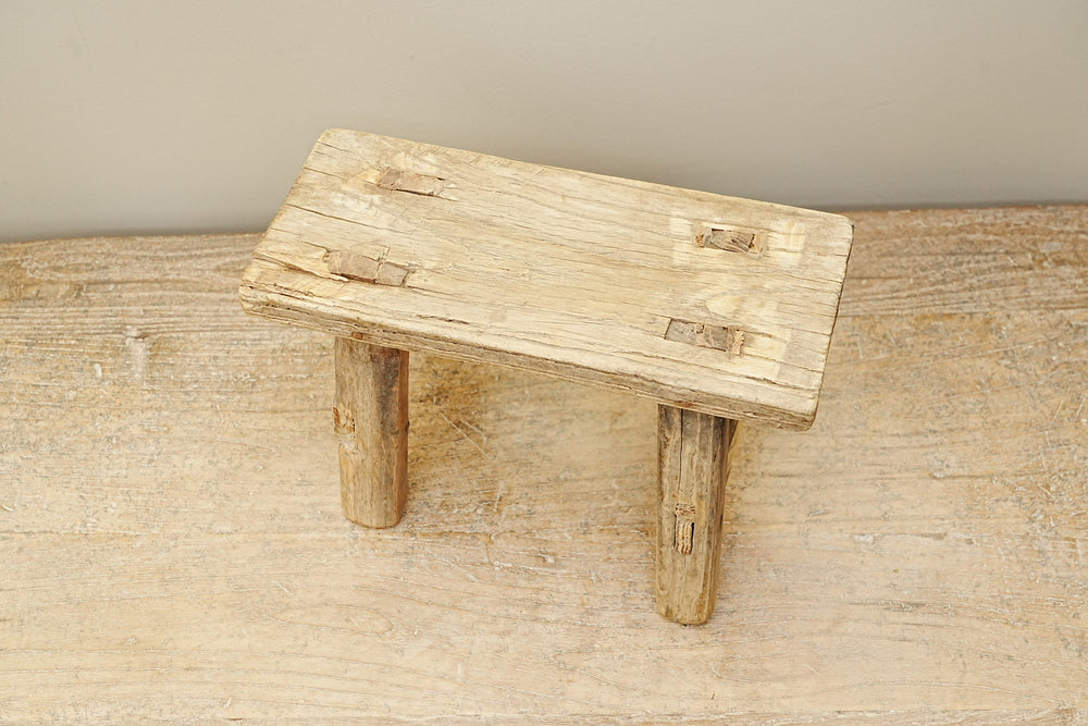 Sweetpea Vintage Wooden Stool