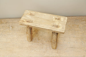 Sweetpea Vintage Wooden Stool