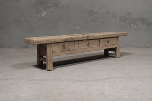 Cyril Reclaimed Coffee Table With Drawers