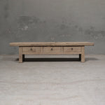 Cyril Reclaimed Coffee Table With Drawers