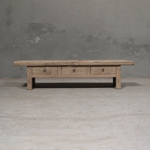 Cyril Reclaimed Coffee Table With Drawers