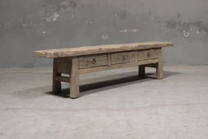 Martha Reclaimed Coffee Table With Drawers