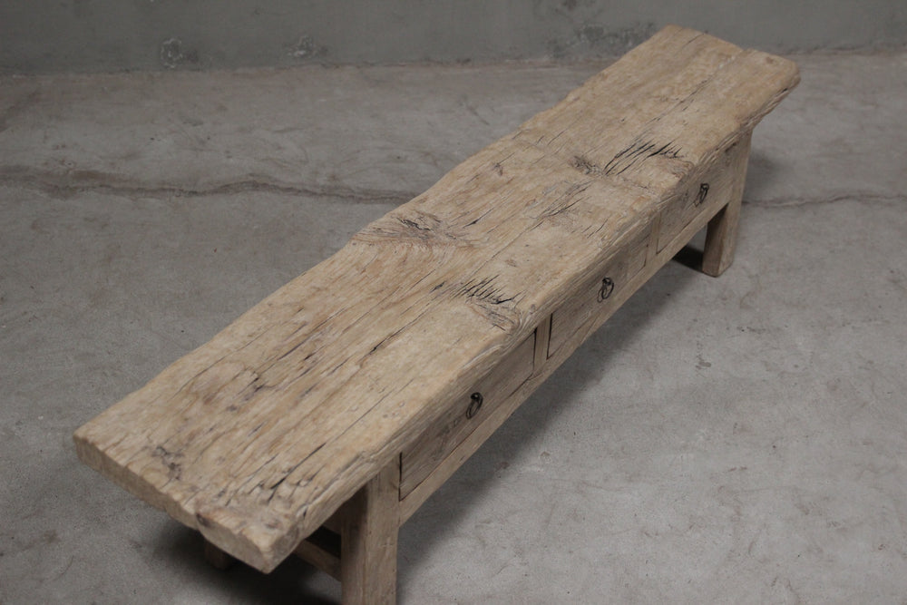 Martha Reclaimed Coffee Table With Drawers