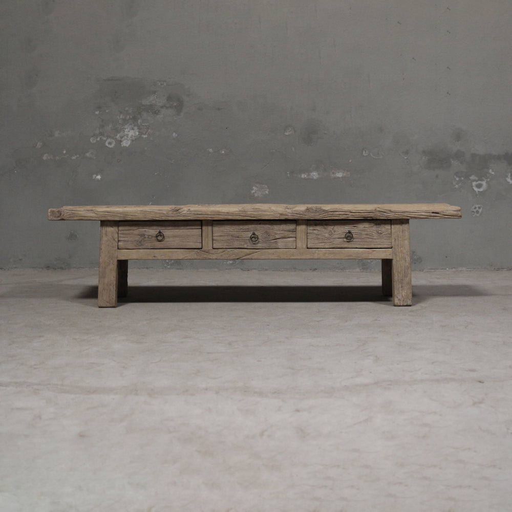 Martha Reclaimed Coffee Table With Drawers