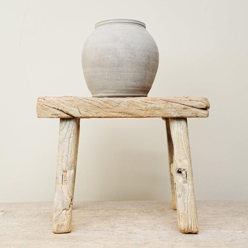 Wallflower Vintage Wooden Stool