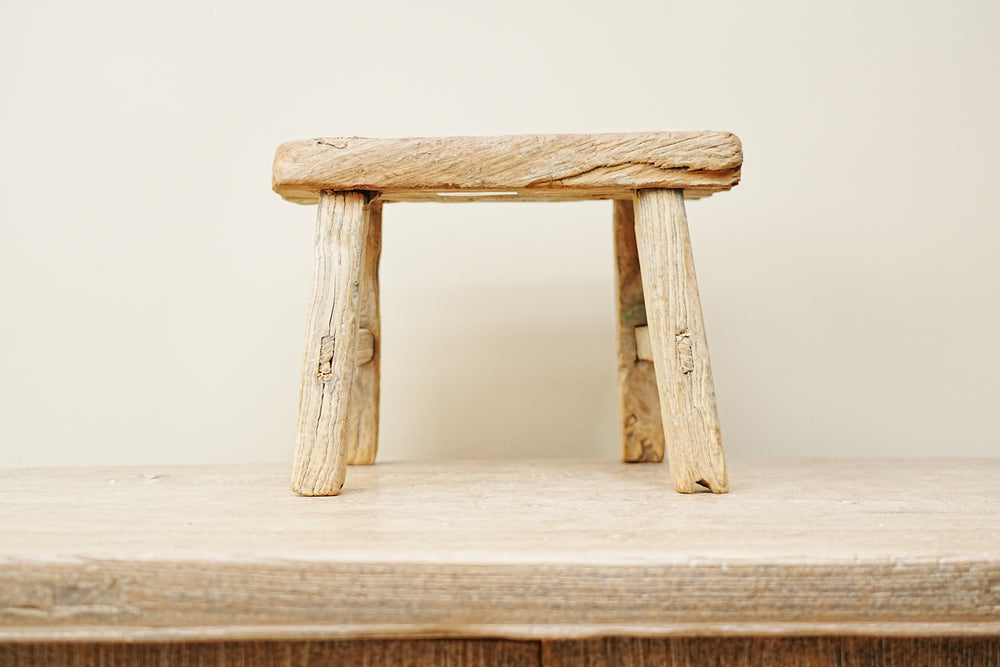 Wallflower Vintage Wooden Stool