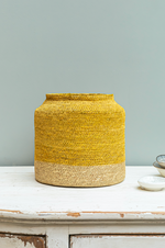 Medium Vase Basket - Curry