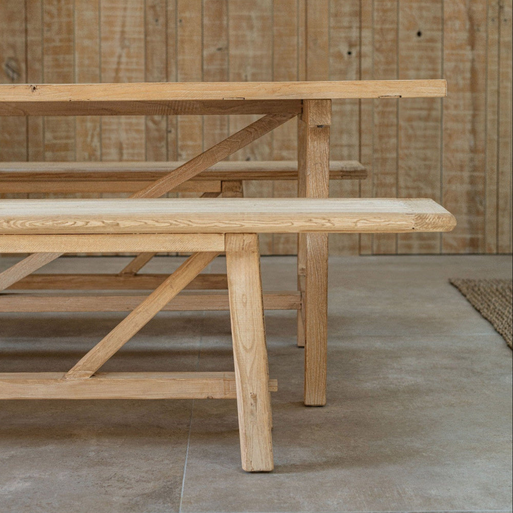 Kingscote Elm Bench - 160cm
