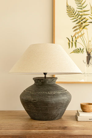 Todino Vase Lamp - Brown/Black