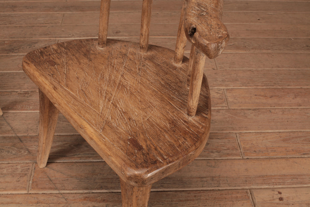 Clyde Antique Wooden Chair