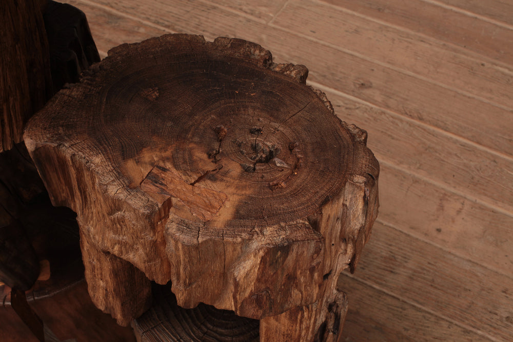 Harvey vintage Wooden Stool