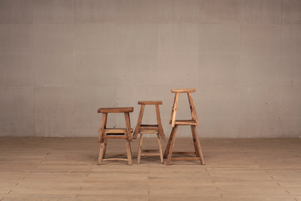 
                
                    Load image into Gallery viewer, Jesse Vintage Wooden Stool
                
            