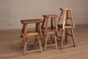 
                
                    Load image into Gallery viewer, Jesse Vintage Wooden Stool
                
            