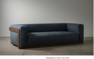 Nubuck leather sofa for sale deals