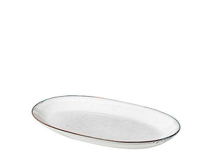 Broste Nordic Sand Oval Plate - Large