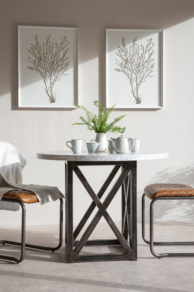 Timothy Oulton Marble Axel Dining Table