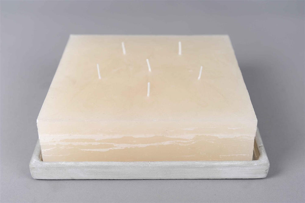 Gothenburg Square Cement Tray - 22.5cm