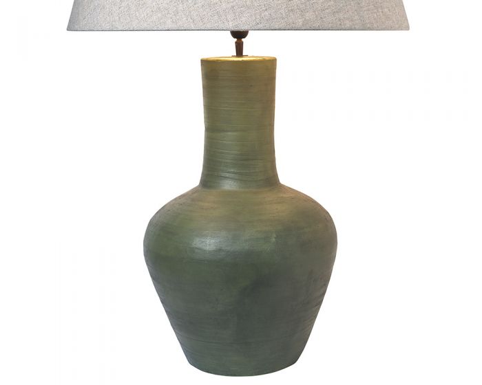 
                
                    Load image into Gallery viewer, Pizzoli Table Lamp Old Green
                
            
