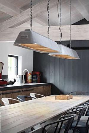 Bizz Hanging Pendant Light - Aluminium