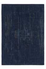 Azora Navy Patterned Rug - 60cm x 90cm