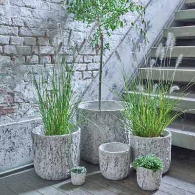 Scrape Mini Pot Light Grey - 14.5cm