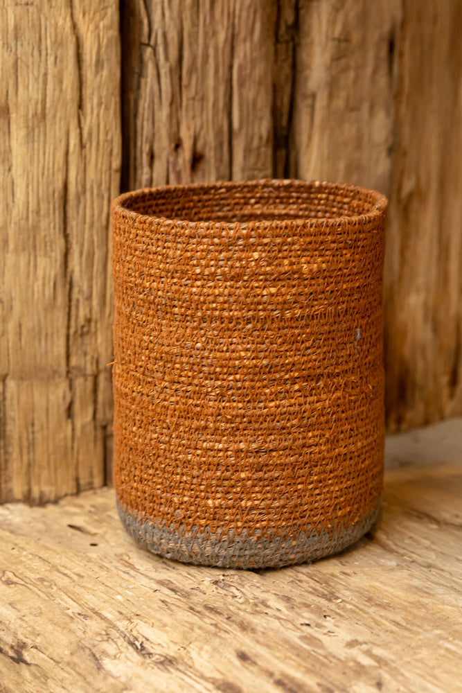 Seagrass Basket - Grey/Brown - Small