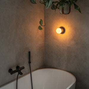 Humble Bee Wall Light - Black Frosted