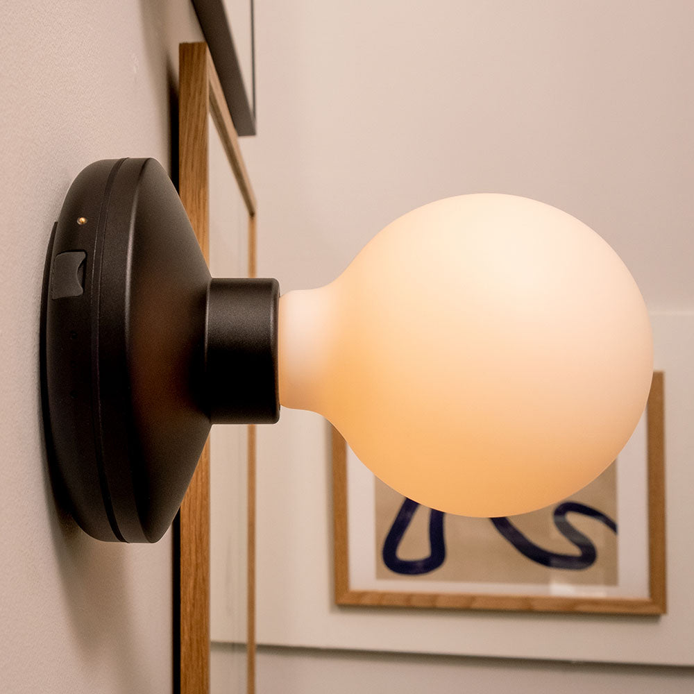 Humble Bee Wall Light - Black Frosted