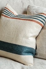 Belgian Cushion - Medium Square - Laguna Verde