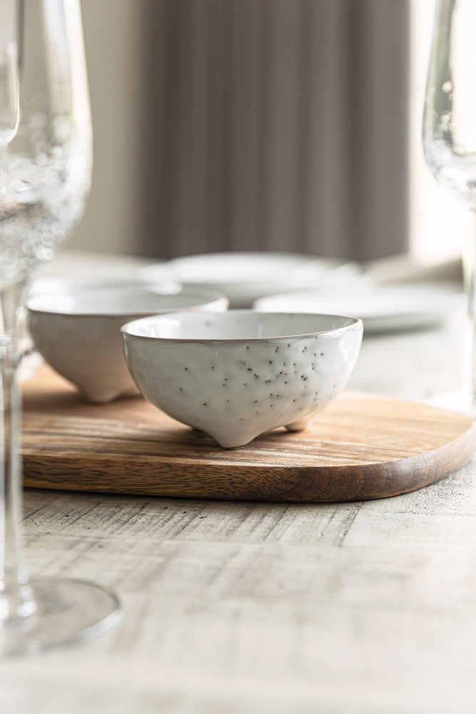 Broste Nordic Sand Bowl with 3 Small Feet - Large (Click & Collect)