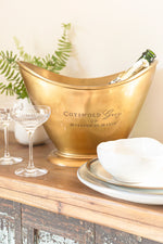 Cotswold Grey Champagne Bucket - Brass