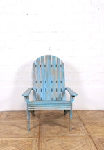 Rosemary Garden Chair & Footstool - Blue