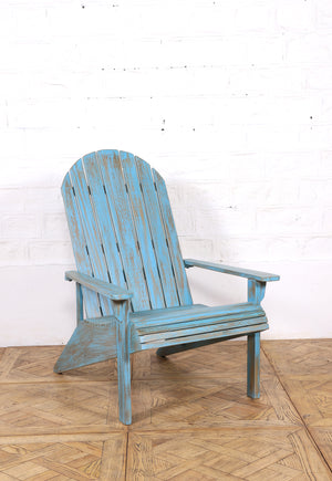 Rosemary Garden Chair & Footstool - Blue