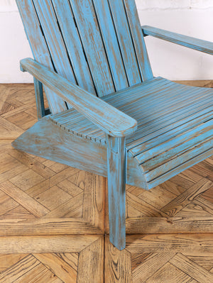 Rosemary Garden Chair & Footstool - Blue