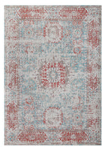 Petra Outdoor Turquoise/Red Patterned Rug - 200cm x 290cm