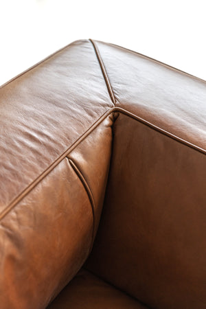 Brown Leather Armchair 