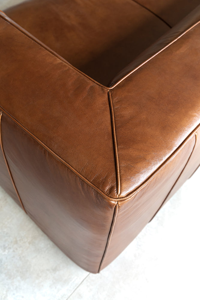 
                
                    Load image into Gallery viewer, Brown Leather Armchair 
                
            
