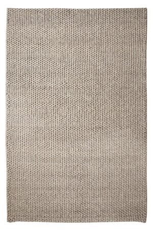 Abigail Silver Knitted Rug - 245cm x 305cm