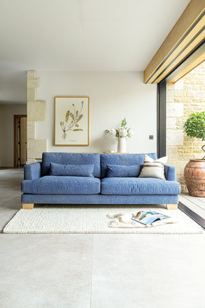 Compton 3 Seater Sofa - Dark Blue