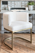 Cream Teddy Boucle Chair