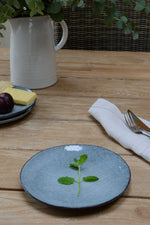 Nordic sea blue lunch / desert plate