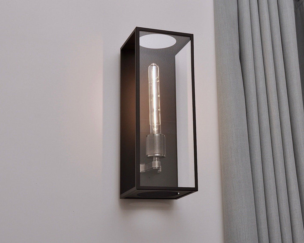 
                
                    Load image into Gallery viewer, Berlin Tall Wall Light - Antique Black
                
            