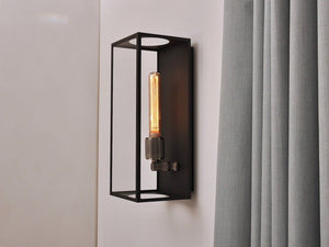 
                
                    Load image into Gallery viewer, Berlin Tall Wall Light - Antique Black
                
            